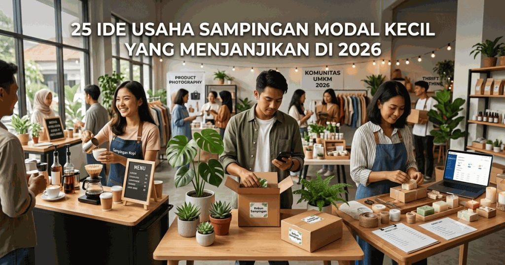 Ide usaha sampingan modal kecil dari rumah bersama BerandaToko
